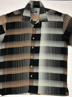 Vintage Mench Platinum 90’s club shirt button down Men’s Size XXL